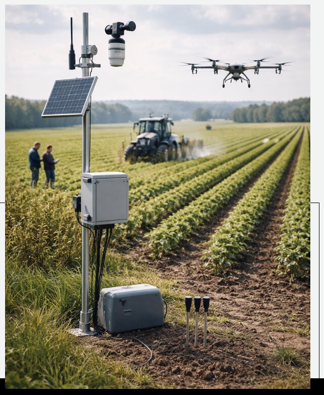 Разработка IoT мониторинга полей в Серове от 8672 р. | АвикейСрв